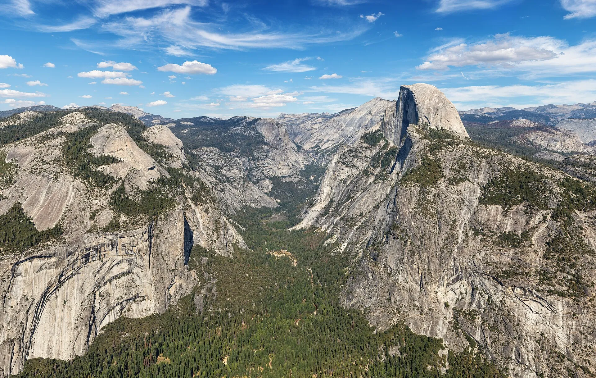 Half Dome in Yosemite Valley